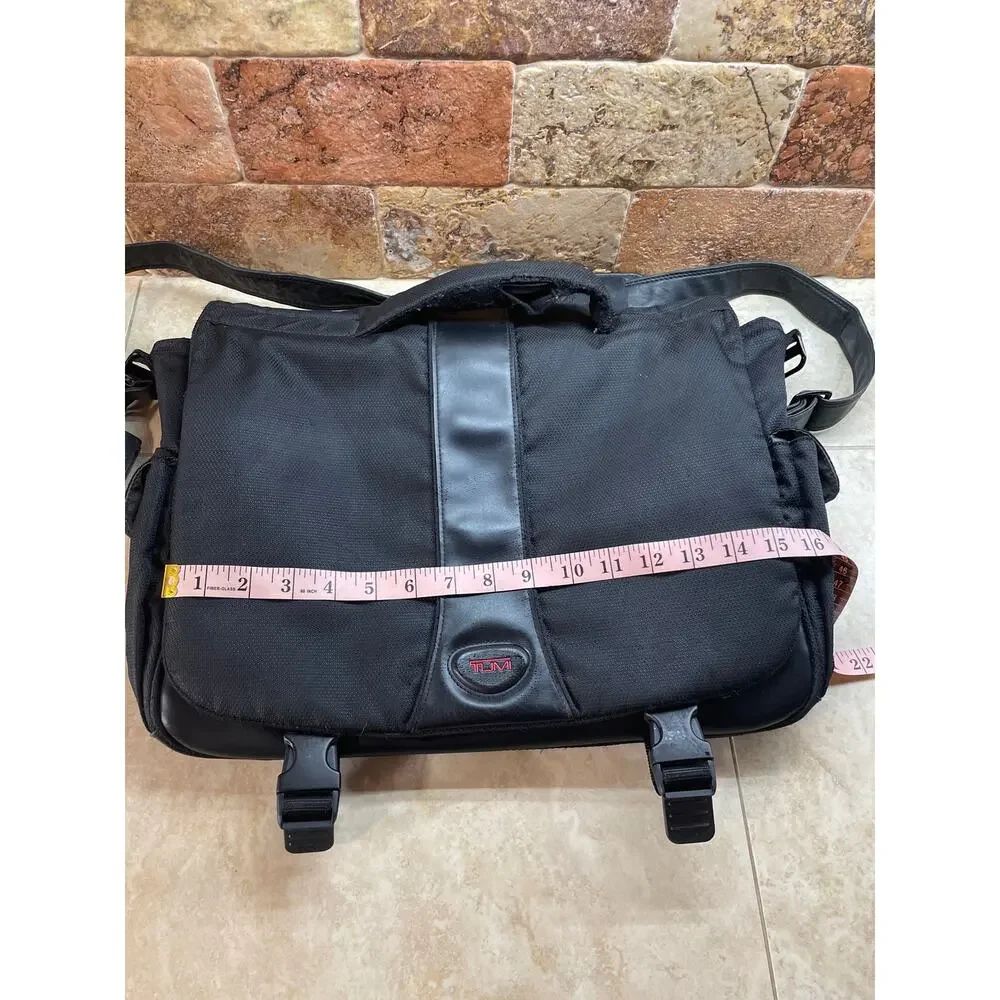 Tumi black messenger